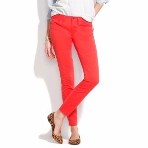 Madewell Skinny Skinny Jeans Red